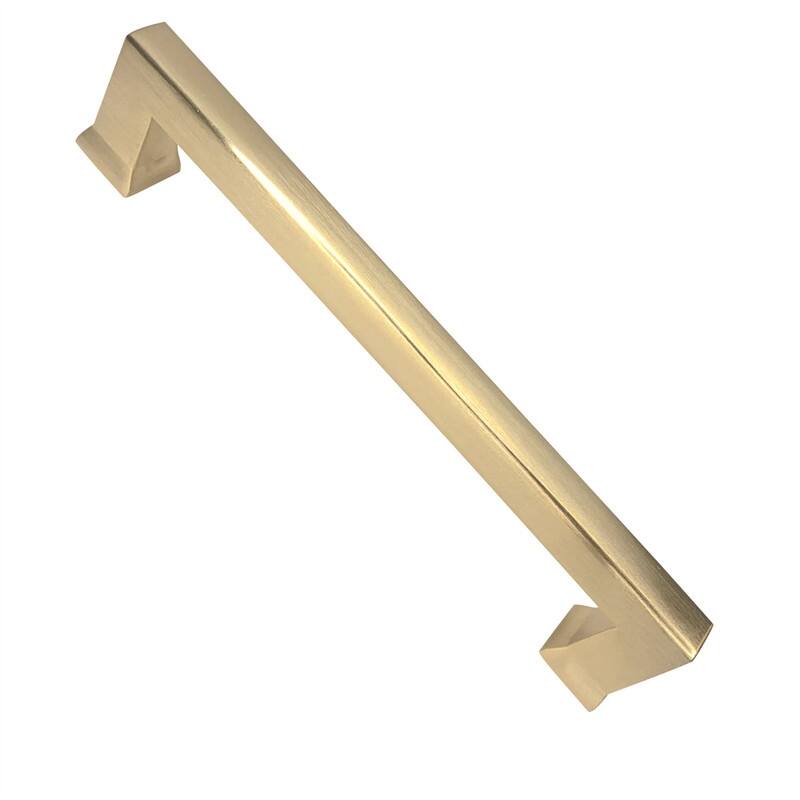 5 Pack Drawer Pulls - 4.2"L x 0.4"W - Brushed Gold