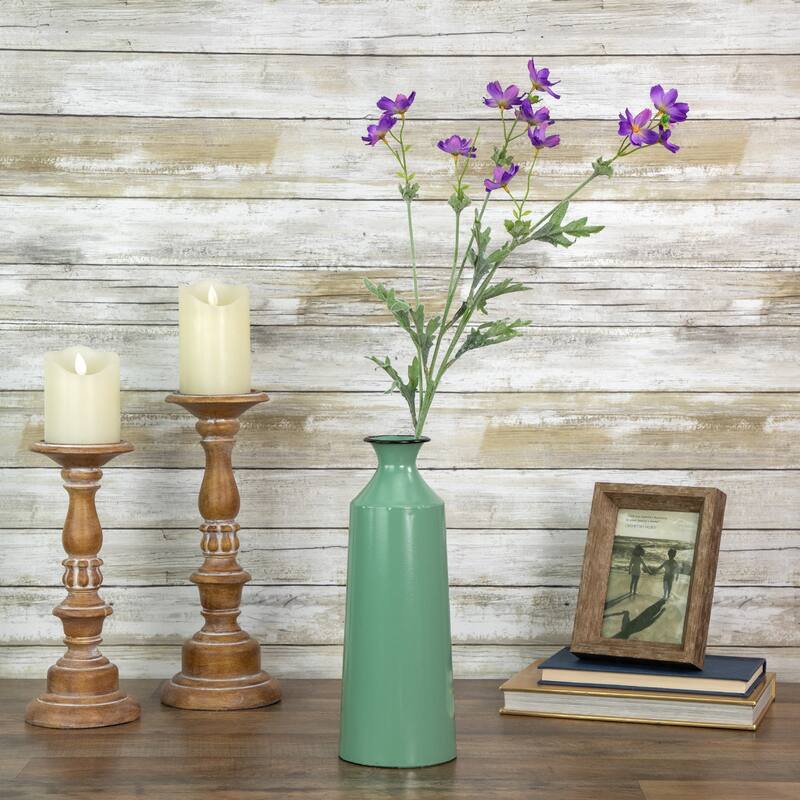 Baby Cosmos Artificial Silk Floral Spray - 27.5" - Purple