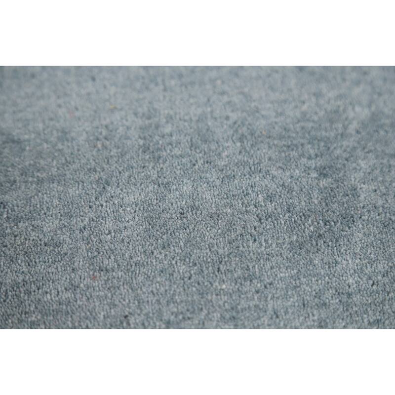 Hand Knotted Oriental 100% Wool Carpet Tribal Animal Pictorial Navy Blue & Blues Gabbeh Area Rug - 9' 11'' X 8' 2''