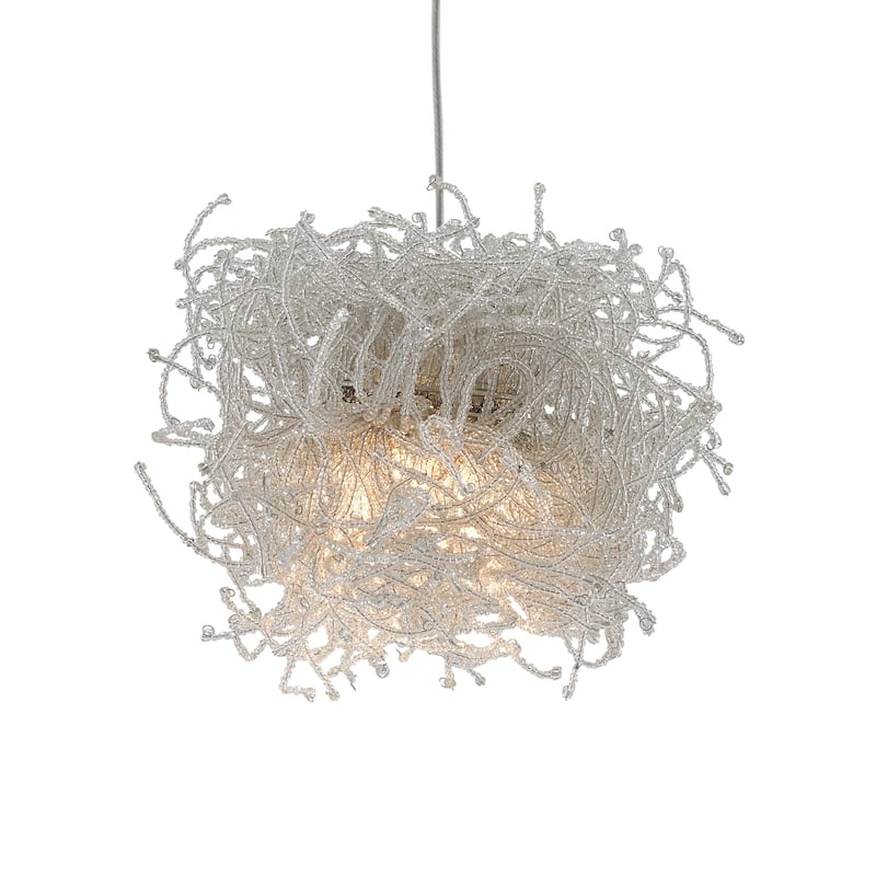 Currey & Company Birds Nest Drop Pendant Collection