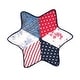 preview thumbnail 1 of 3, Star Shaped Patriotic 18" x 18" Throw Pillow Decorative Fourth of July
