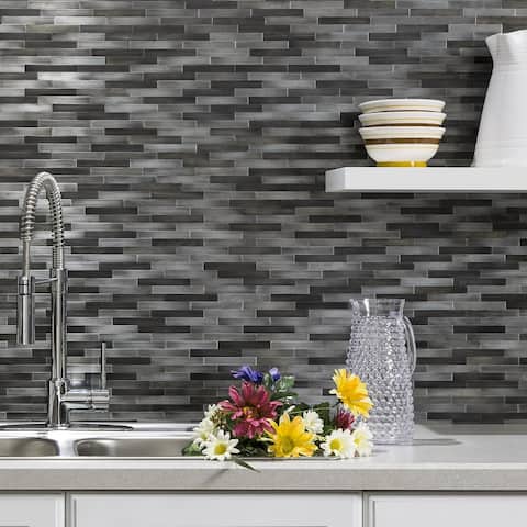 Aspect Peel & Stick Distressed Mini Metal 15 sq ft Kit