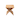 Nordic Style Natural Teak Folding Stool with Horizontal Slats - Beige