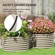 preview thumbnail 15 of 25, Outsunny Galvanized Raised Garden Bed Set of 2, Planters for Outdoor Plants with Safety Edging, Easy-to-assemble Stock Tanks