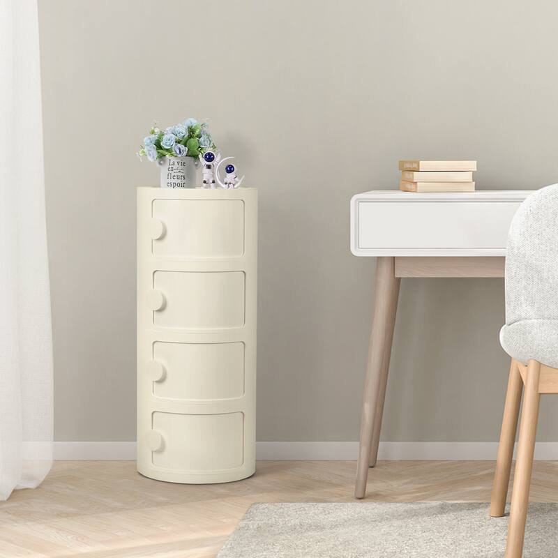 ABS Multifunction Storage Table Stackable Detachable Organizer