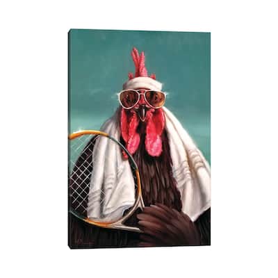 iCanvas "The Tennis Pro" by Lucia Heffernan Canvas Print