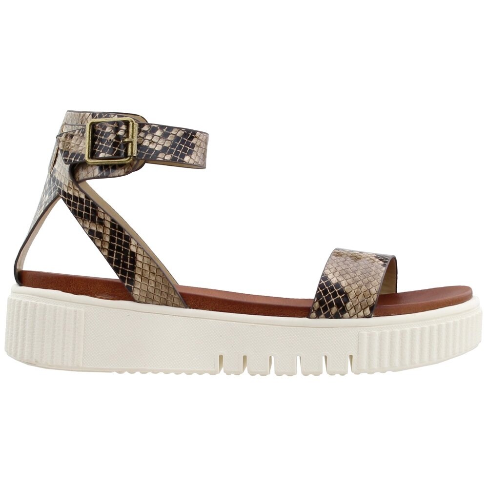 mia snakeskin sandals