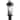 Quorum International Dimas 3 Light 20" Tall Outdoor Single Head Post