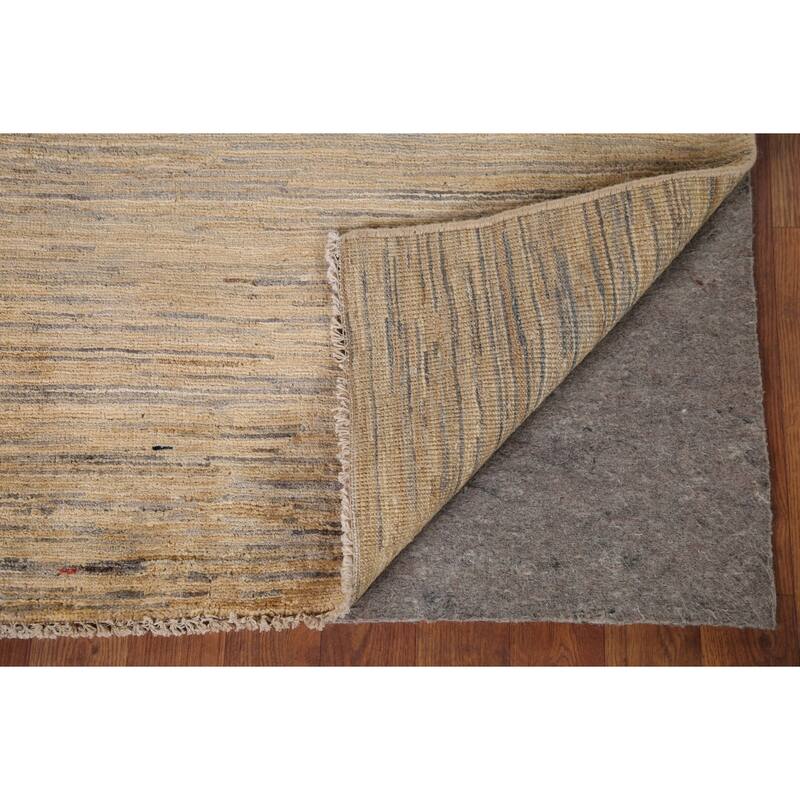 All-Over Gabbeh Kashkoli Oriental Area Rug Hand-knotted Wool Carpet - 4'11" x 6'7"