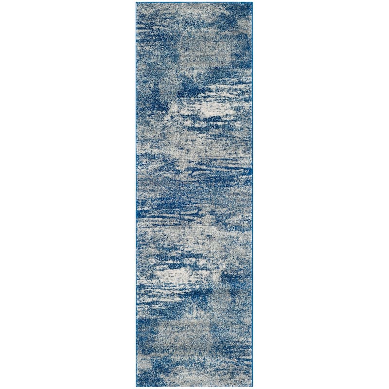 SAFAVIEH, Evoke Yukako Modern Abstract Distressed Rug