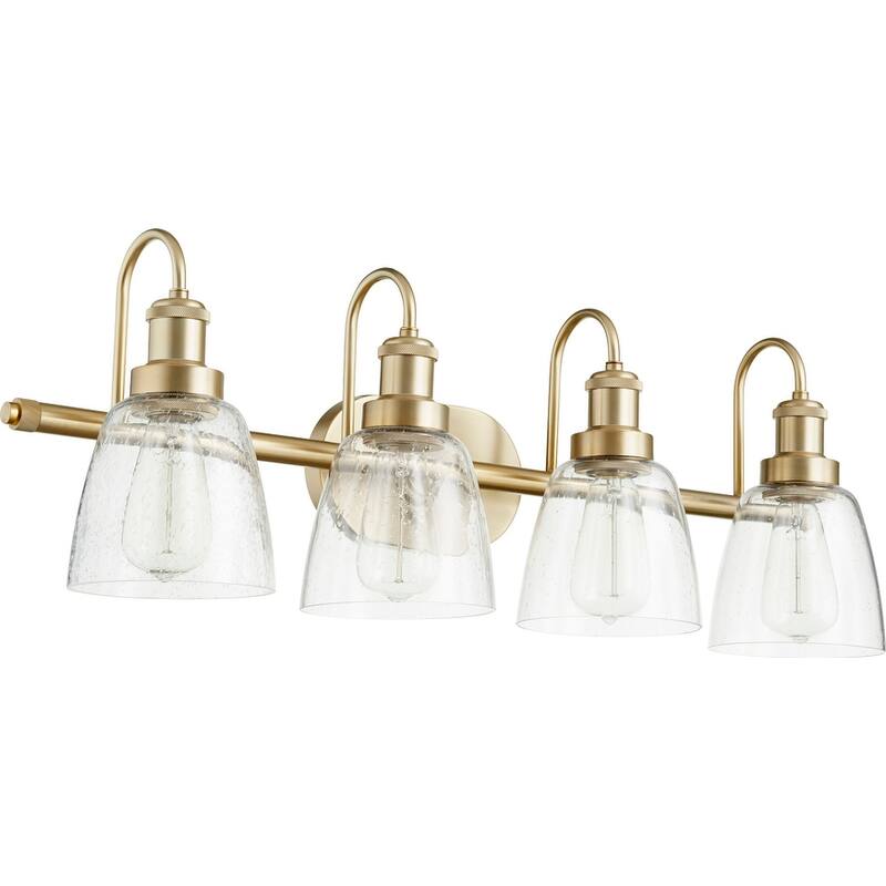 Quorum International 4 Light 30-1/4" Wide Bathroom Vanity Light