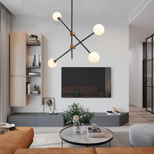 Mid century cheap modern sputnik chandelier