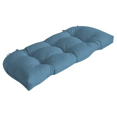 ARDEN Outdoor Wicker Settee Cushion - 18"L x 41.5"W - 18"L x 41.5"W
