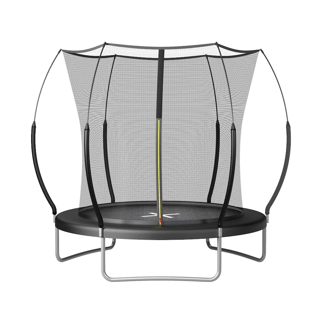 6FT Springfree Trampoline with Safety Net and Bungee System No Gap Design