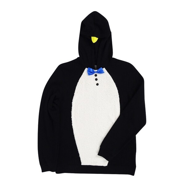 womens black sherpa hoodie