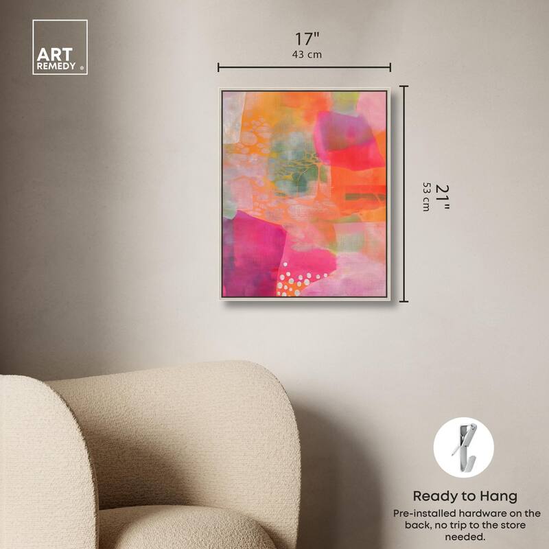 Garnet Gleam II Canvas by Art Remedy