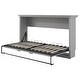 preview thumbnail 12 of 11, Twin Size Murphy Bed Can be Folded into a Cabinet Folding Bed, Grey