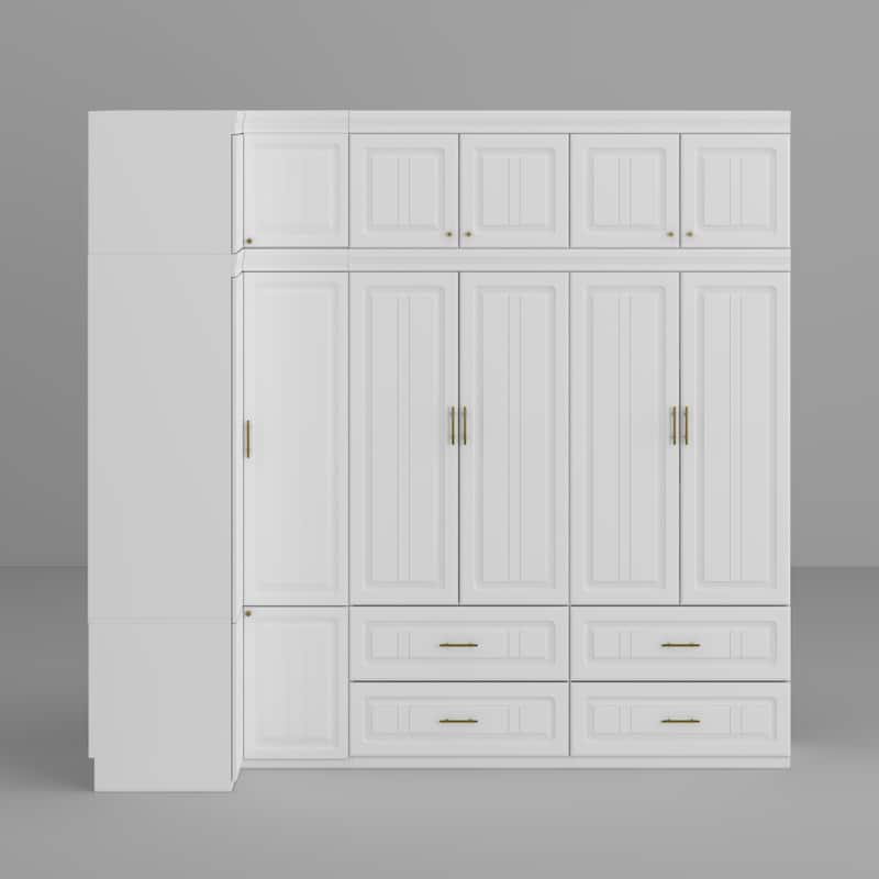 Armoires Wardrobes Hanging Drawers Home Storage Cabinet Combo Dresser