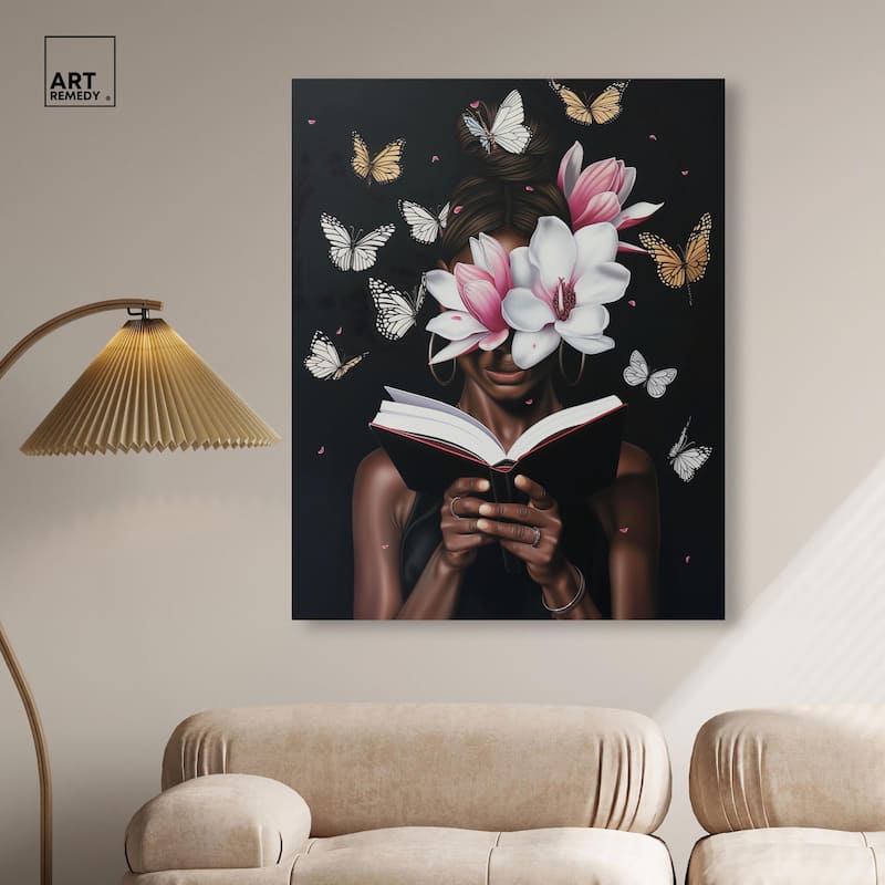 Pages of Flight Canvas by Art Remedy, Gallery Wrapped