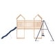 preview thumbnail 17 of 19, vidaXL Swing Set Outdoor Backyard Wooden Playground Equipment for Kids Age 3-8