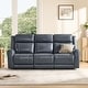 preview thumbnail 54 of 85, Leo Power Wall Hugger Reclining Sofa with Multi-Function Console