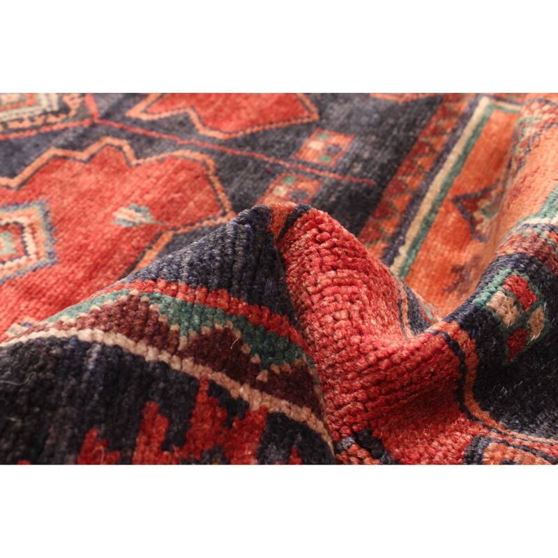 ECARPETGALLERY Hand-knotted Konya Anatolian Dark Red Wool Rug - 4'2 x 6'9