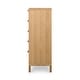 preview thumbnail 4 of 8, Winters 5 Drawer Dresser-Honey Oak Veneer