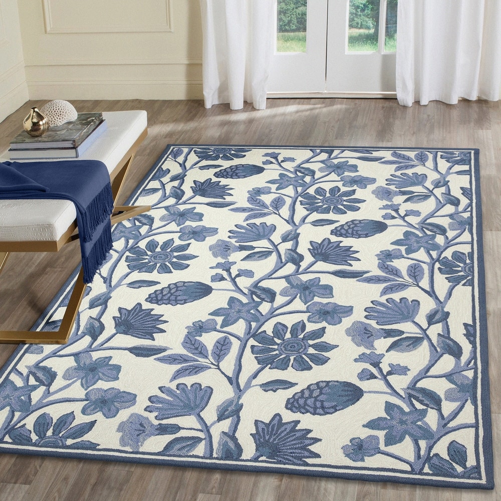 Liora Manne Capri Floral Vine Indoor/Outdoor Rug