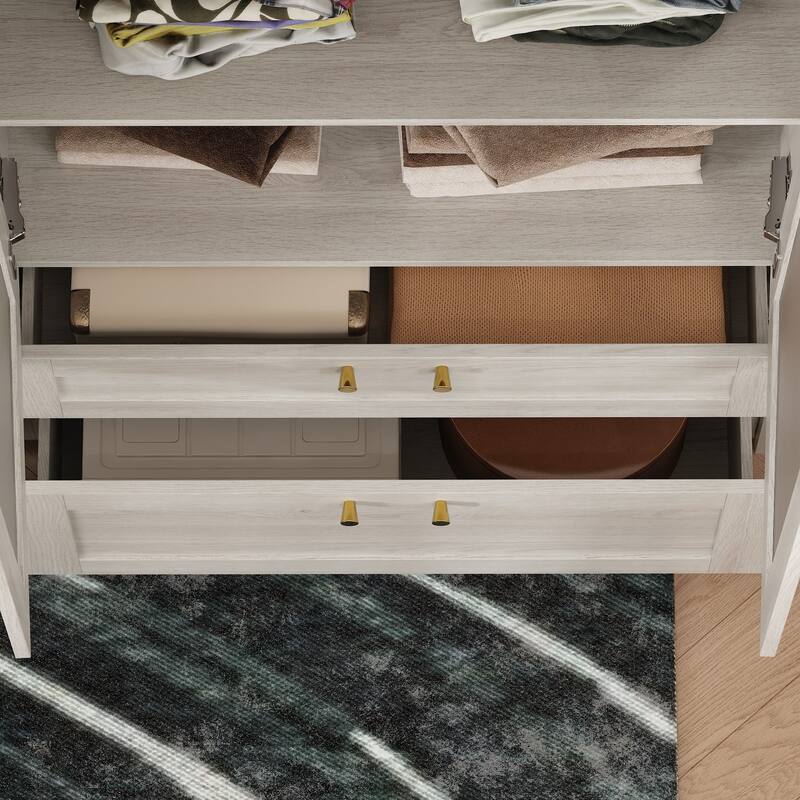 Elegant White Modular Bookcase: Stylish and Flexible Storage Solution for Your Home