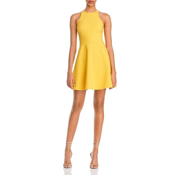 Yellow sheath dress womens Clearance