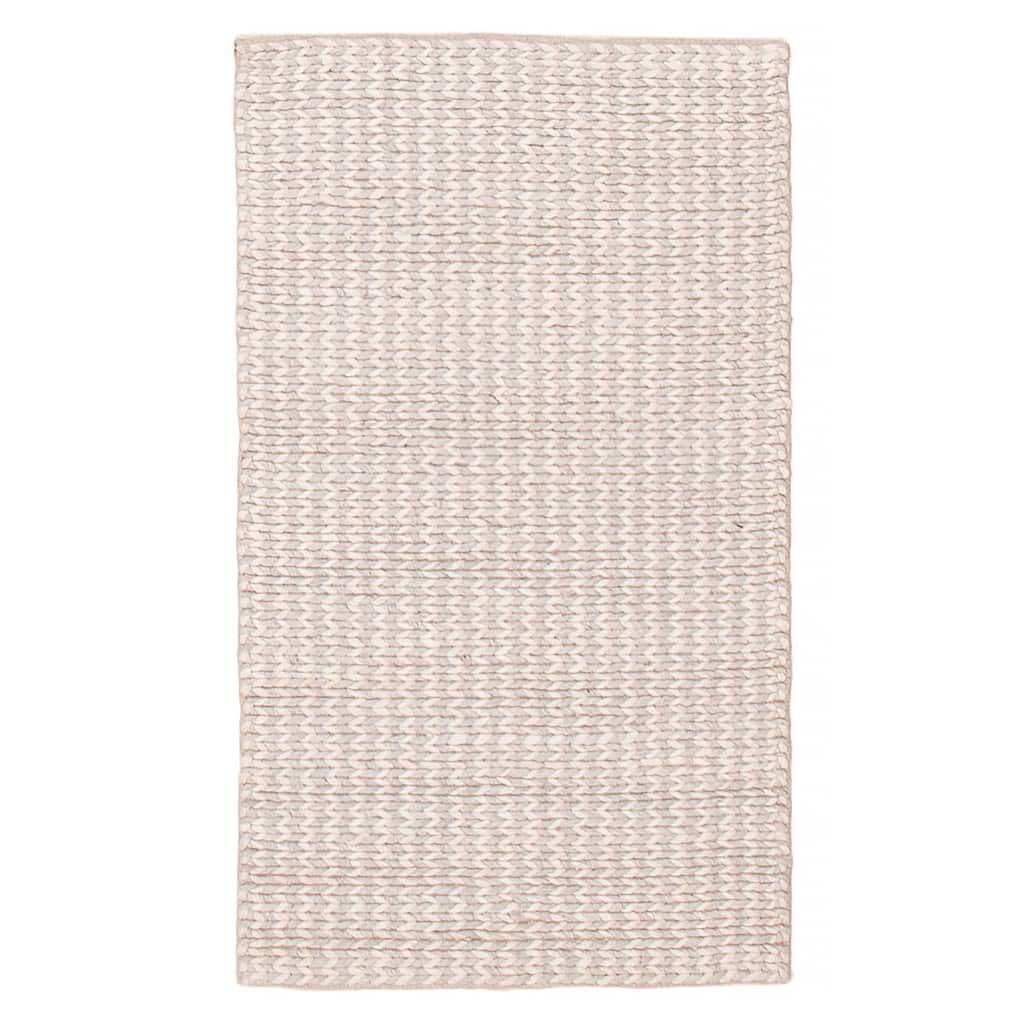 ECARPETGALLERY Braid weave Sienna Grey Wool Rug - 2'3 x 4'0