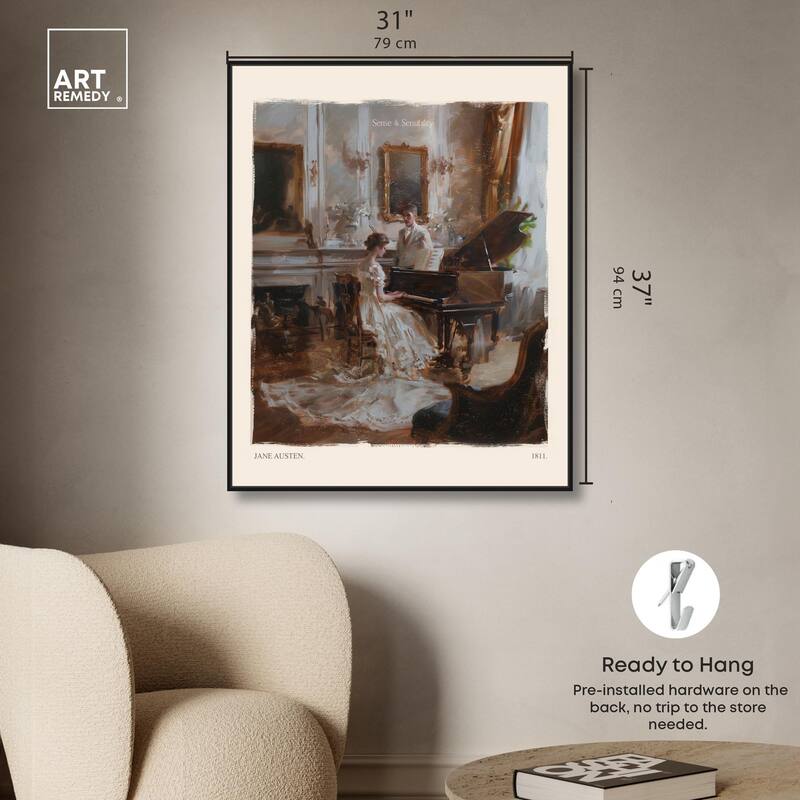 Sense and Sensibility Scene Canvas by Art Remedy