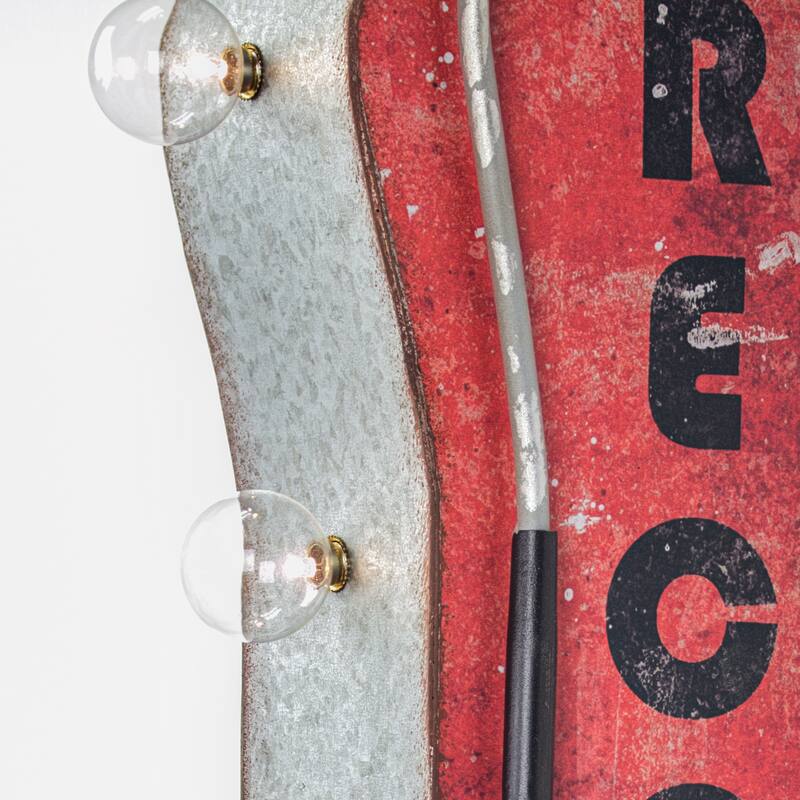 Record Town Vintage LED Marquee Sign
