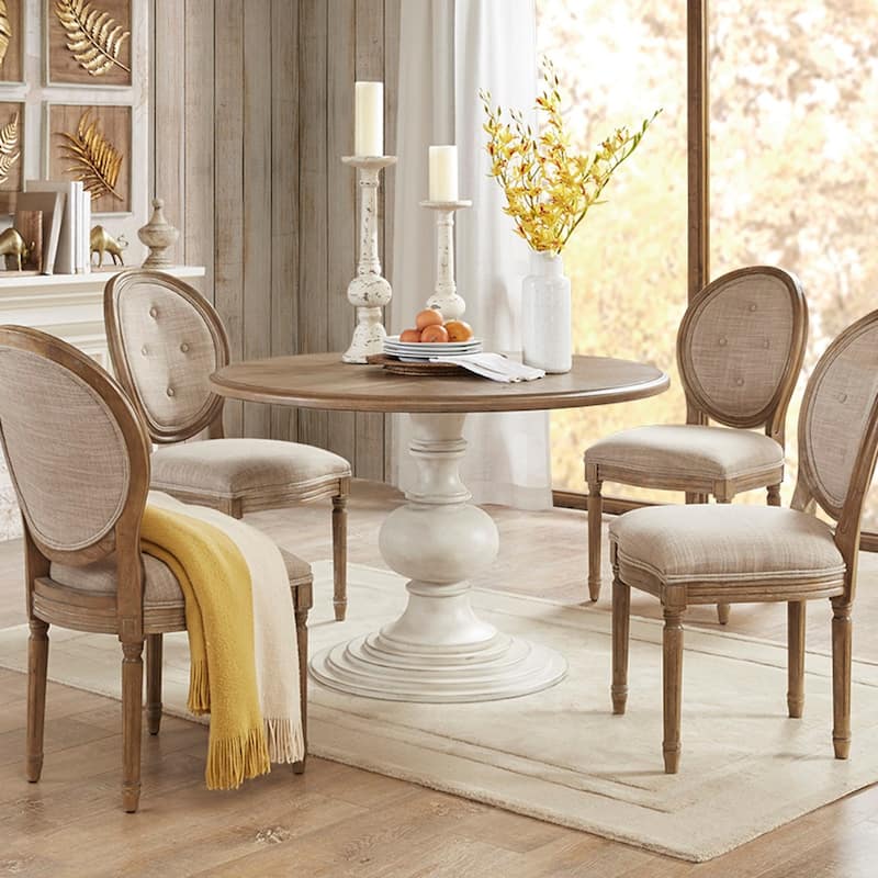 Madison Park Lexi 46" Round Pedestal Dining Table Dining Table