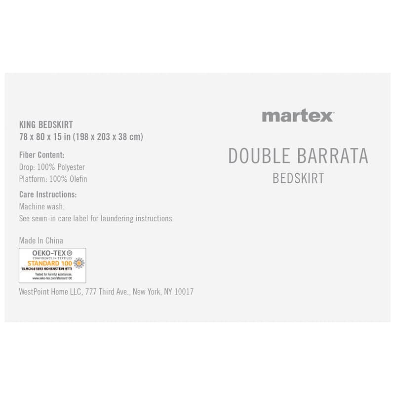 Martex Double Barratta Bed Skirt