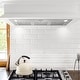 preview thumbnail 2 of 7, Cosmo 36 in. Insert Range Hood with Push Button Controls, 3-Speed Fan, LED Lights and Permanent Filters in Stainless Steel