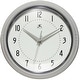 preview thumbnail 30 of 193, Infinity Instruments Round Retro Kitchen Wall Clock by Infinity Instruments 9.5 Inch - Stone Grey