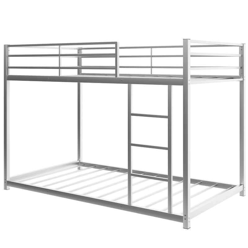 Metal Bunk Bed with Ladder
