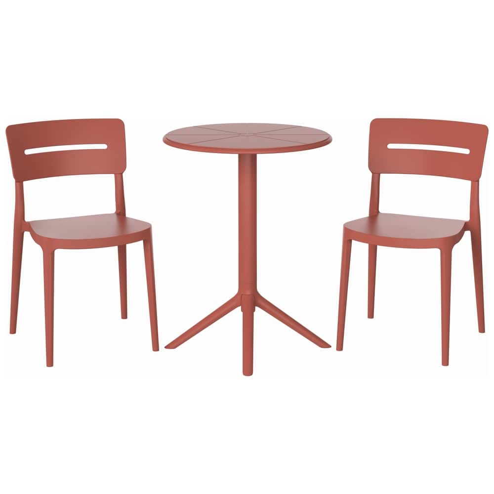 Frond and Form 2-Person Outdoor Round Dining Set