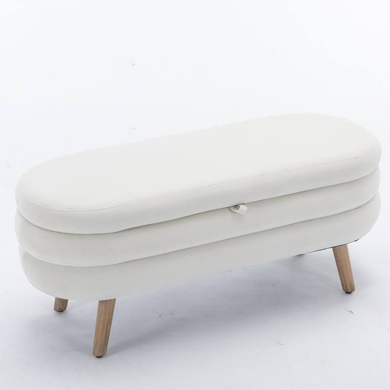 Storage Bench Bedroom Bench With Wood Legs