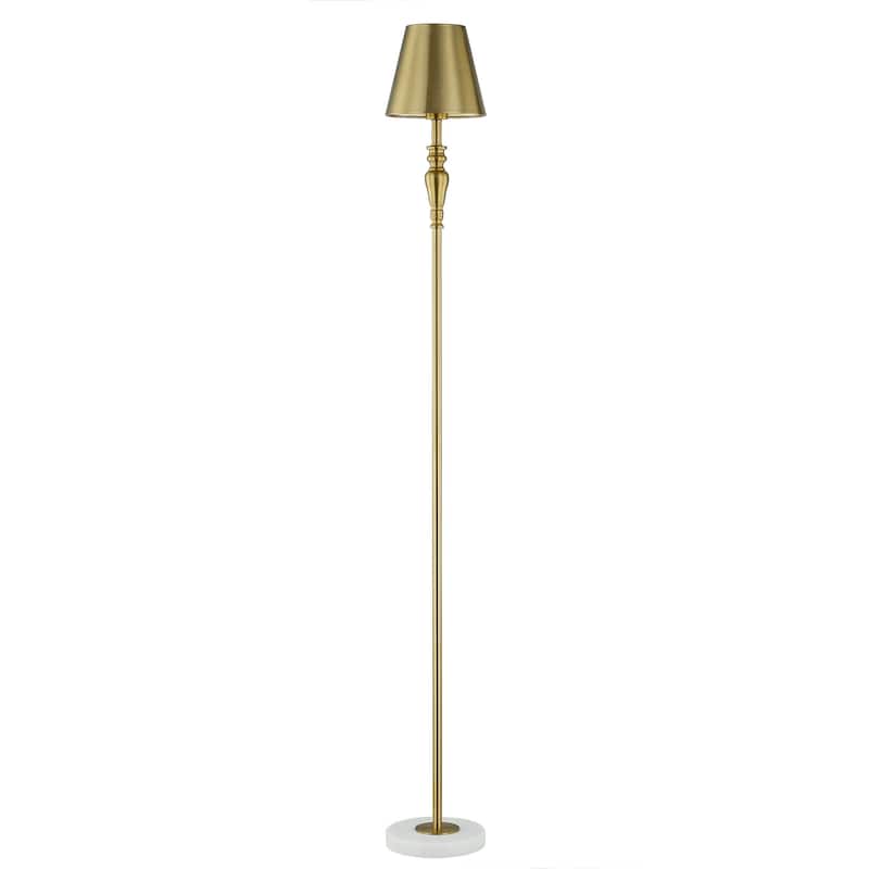 Salem 64" Floor Lamp with Metal Shade, Gold