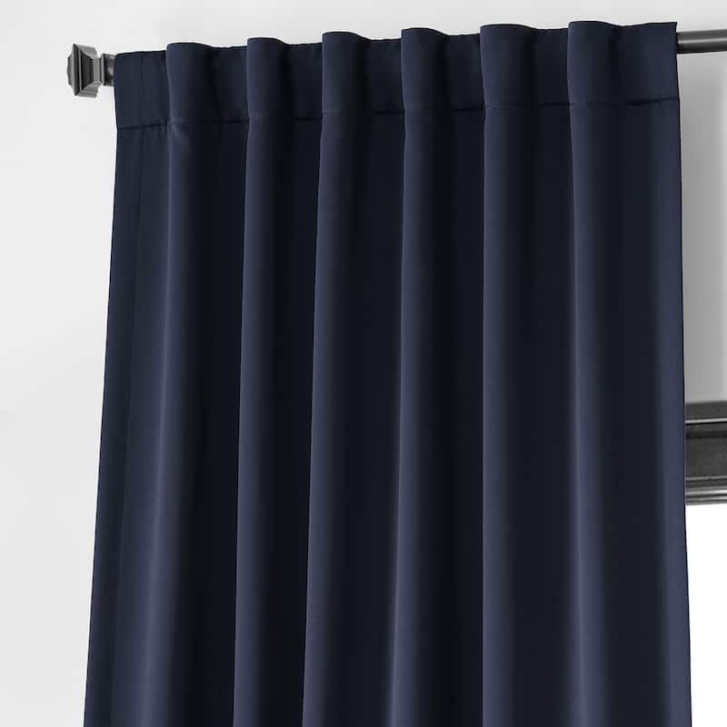 Exclusive Fabrics Performance Woven Blackout Curtain Pair (2 Panels)