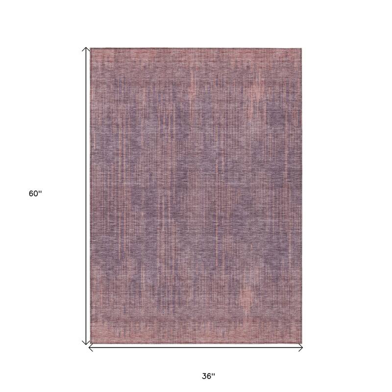 HomeRoots Striped Transitional Rectangle Outdoor Rug