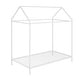 preview thumbnail 12 of 15, Twin Size House Bed Metal Frame Platform Bed Floor Bed for Kids Boys Girls