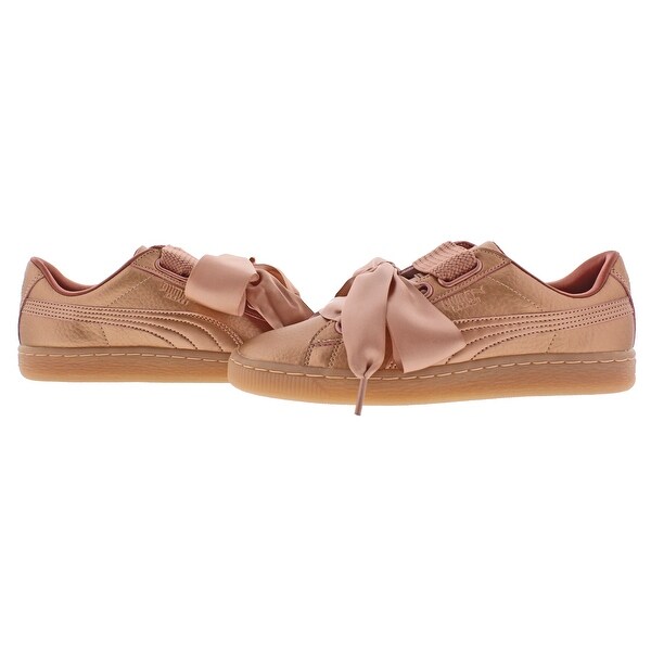 puma basket heart copper