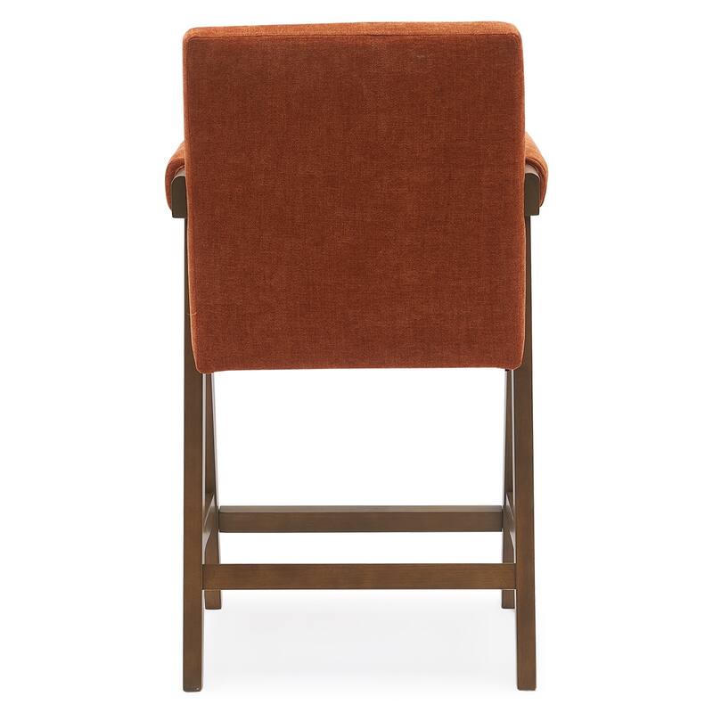 Contemporary Upholstered Counter Height Stools Single
