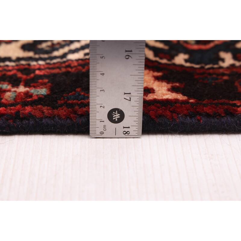 ECARPETGALLERY Hand-knotted Andelz Dark Red Wool Rug - 5'1 x 9'11