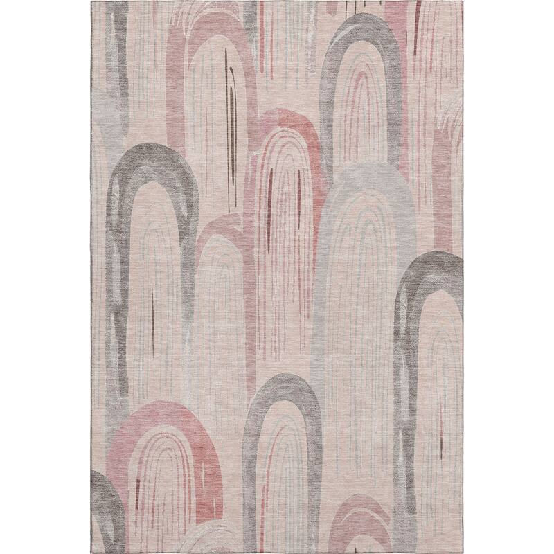 Premium Washable Super Soft Contemporary Imprints Mayfield Rug
