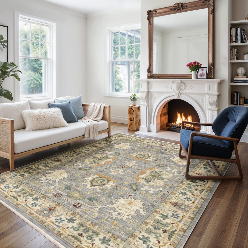 Style Haven Lawson Traditional Persian Indoor Wool Fringe Edge Area Rug