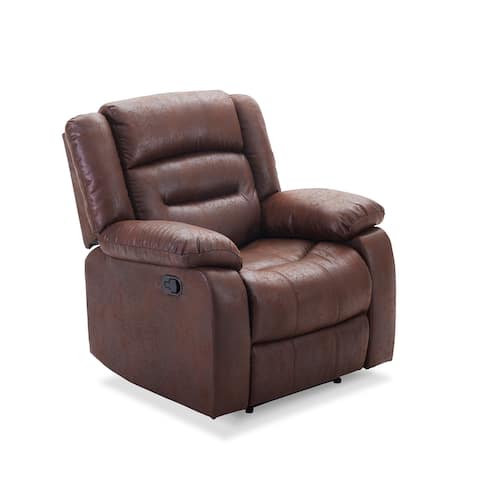 PU Leather Heated Massage Recliner Sofa